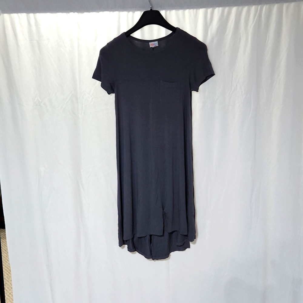 Lularoe gray Carly dress XS